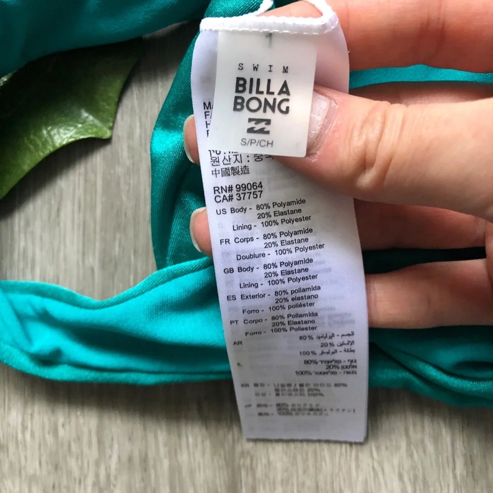 Billabong•Sol Searcher Tank Bikini Top SEA GREEN - Picture 12 of 13
